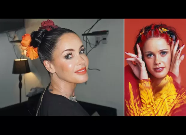 Former 90s pop sensation appears timeless in photo taken almost three decades after popular song's release.