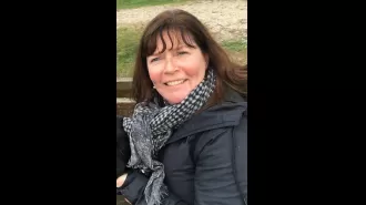 Siblings reunited after years apart, sister finds brother living nearby.