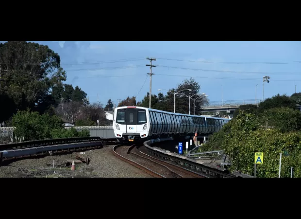Richmond BART station shut down, trains delayed due to nearby fire.