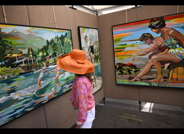 Photos of the 2024 Cherry Creek Arts Festival in Denver.