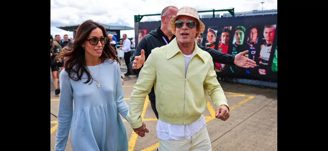 Brad Pitt, 60, was spotted getting affectionate with his 34-year-old girlfriend Ines de Ramon at the British Grand Prix.