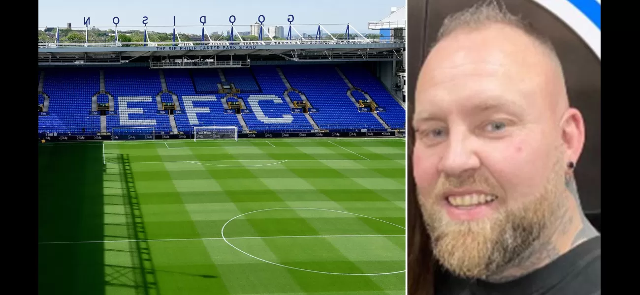 If you spot this man next to you at a football game, contact the authorities.