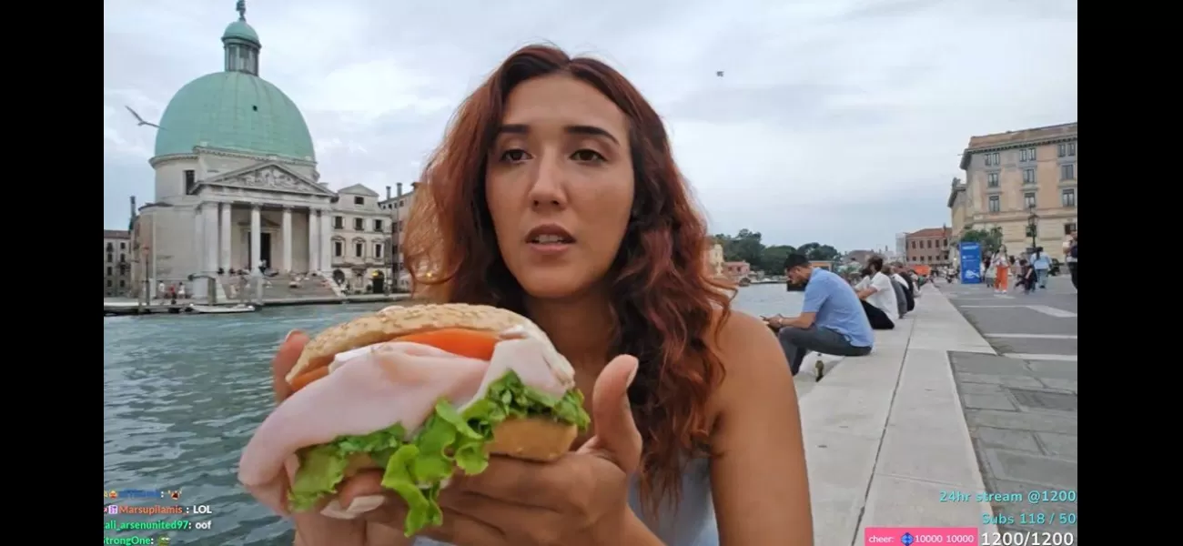 A Twitch streamer's sandwich was snatched by a seagull in a savage attack.