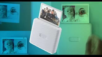 Get a £45 discount on a compact printer that produces polaroid prints of your chosen photos.