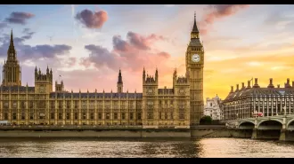 UK's potential appearance in 60 years due to intense 'climate shift' depicted in map.