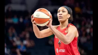 A'ja Wilson sets new scoring record for Las Vegas Aces.