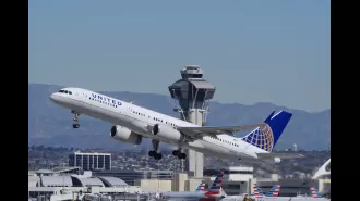Wheel falls off Boeing plane moments after takeoff.