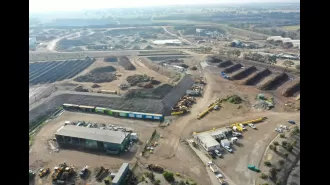 Suspect detained in connection with discovery of female remains at garbage disposal site in Melbourne, Australia.
