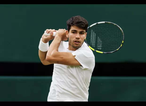 Wimbledon schedule for Day 9 featuring Carlos Alcaraz playing in quarter-finals.