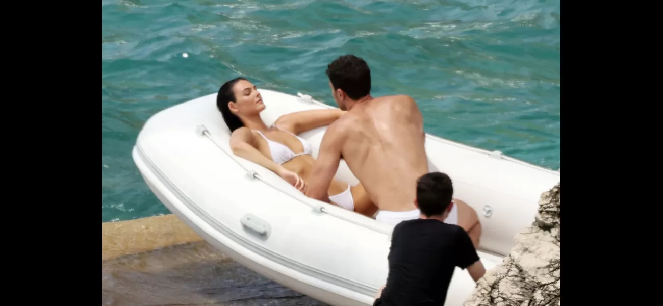 Actor Theo James is seen in a steamy Dolce and Gabbana ad, straddling Leonardo DiCaprio's girlfriend.
