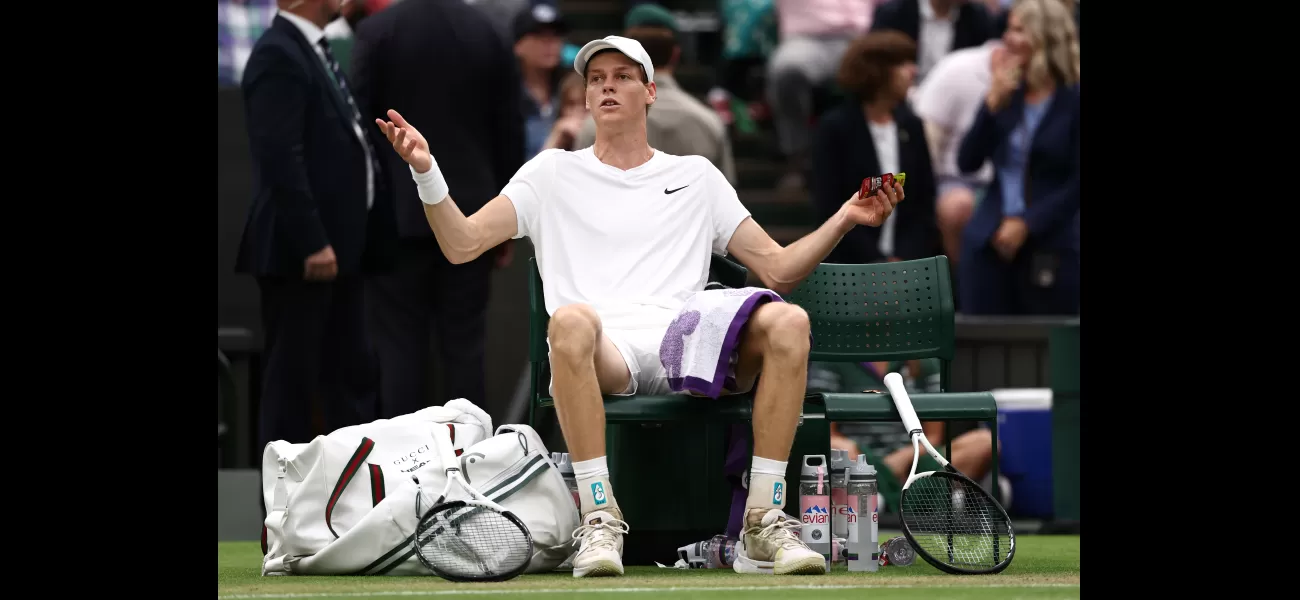 Top-ranked Jannik Sinner eliminated from Wimbledon after thrilling quarter-final match.