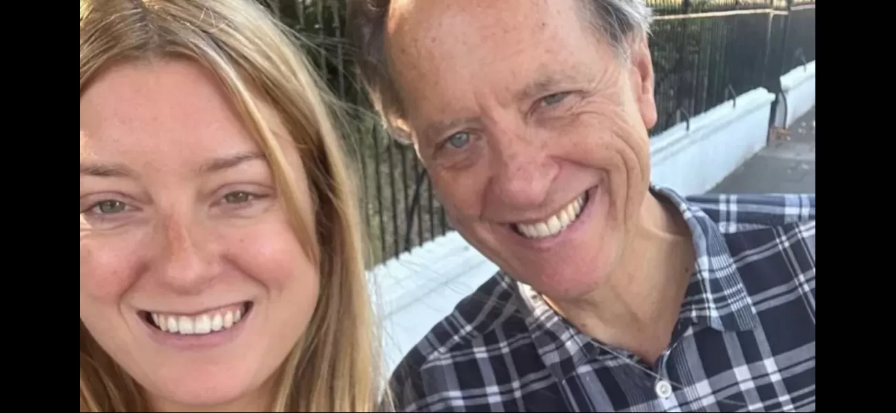 Richard E Grant shares heartwarming photo of his daughter Olivia on her wedding day.
