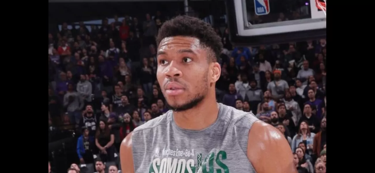 Giannis Antetokounmpo emotional after helping Greece qualify for Olympics.