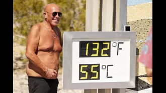 A daring traveler shares their experience of braving a scorching 53°C heatwave in Death Valley.