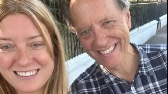 Richard E Grant shares heartwarming photo of his daughter Olivia on her wedding day.