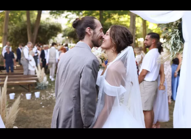 Some unexpected guests showed up at my wedding and left a surprising gift.