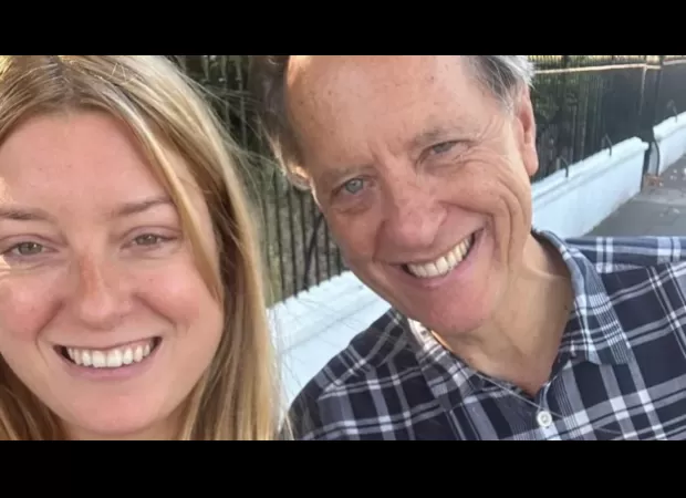 Richard E Grant shares heartwarming photo of his daughter Olivia on her wedding day.