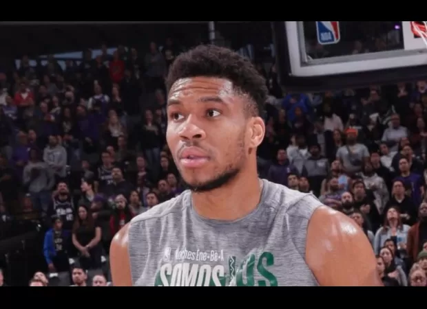 Giannis Antetokounmpo emotional after helping Greece qualify for Olympics.