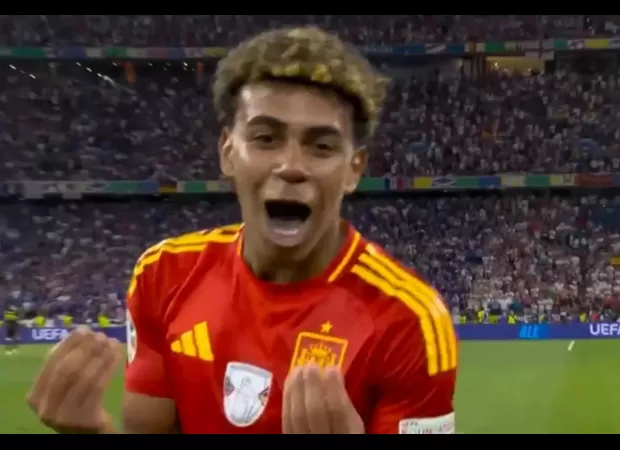 Yamal responds to French player and leads Spain to Euro 2024 final.