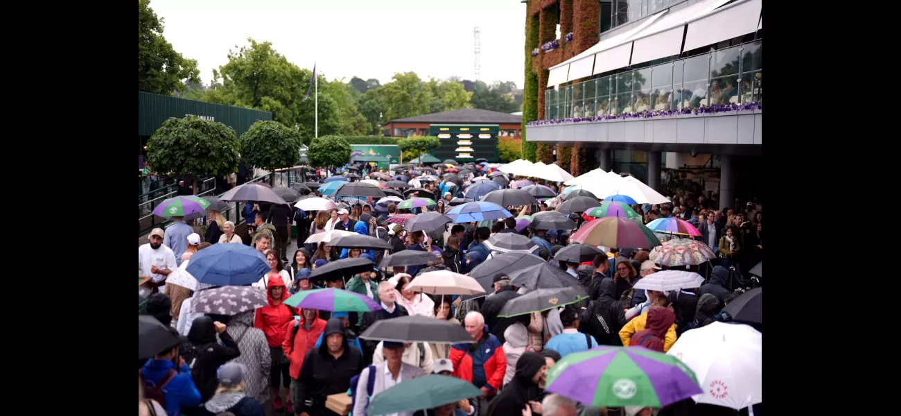 Sunny skies expected for Wimbledon as Novak Djokovic competes in London.