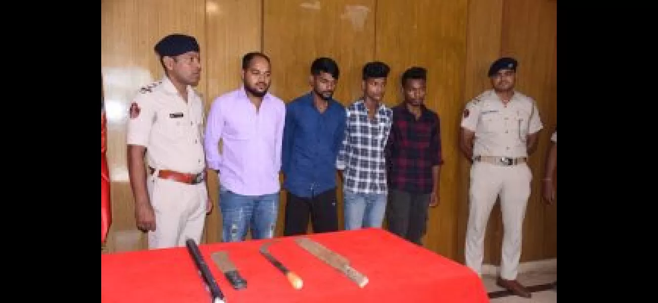 4 people arrested for randomly shooting guns into the air.