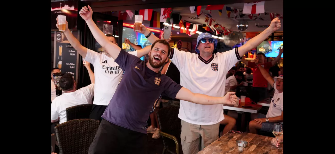 Thousands of England supporters travel to Dortmund for Euros, some even enjoying drinks in a local pub from Yorkshire.