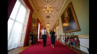 Take a peek at the newly opened east wing of Buckingham Palace for the public to explore.
