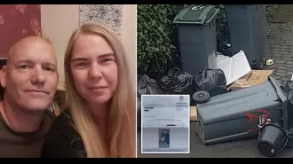 Couple fined £1,200 after cleaning up litter near their home.