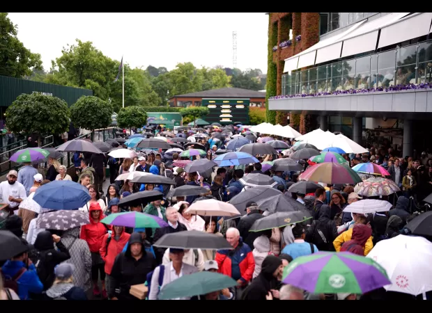 Sunny skies expected for Wimbledon as Novak Djokovic competes in London.