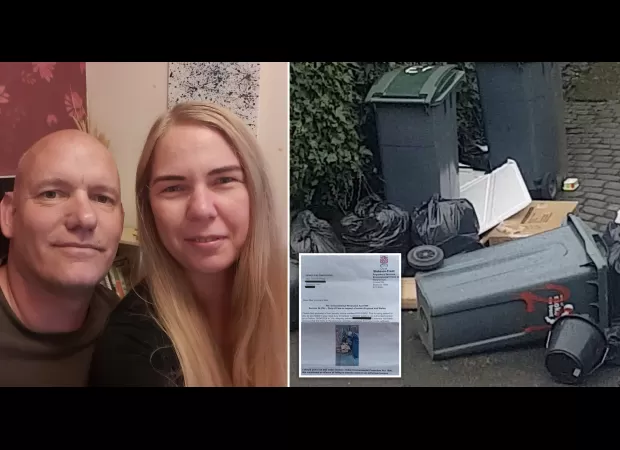 Couple fined £1,200 after cleaning up litter near their home.