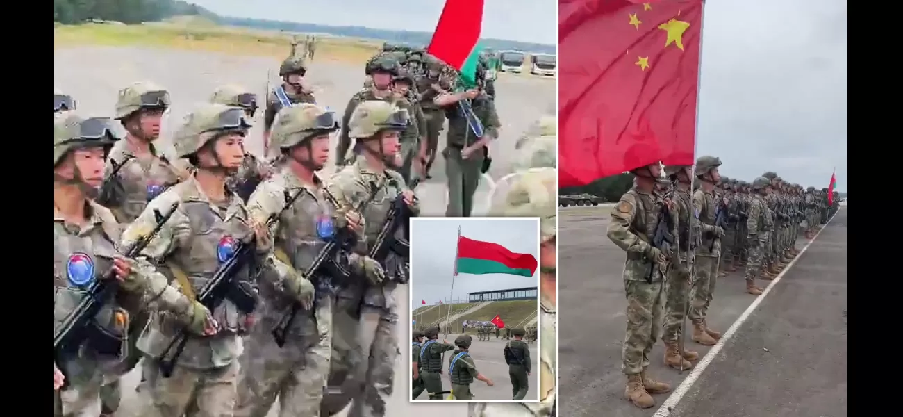 China is conducting military exercises within Europe's borders.