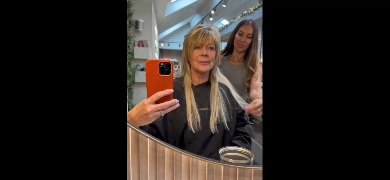 R. Langsford shares hair tip for menopause woes.