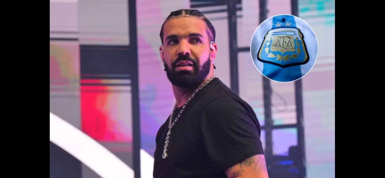 Argentine soccer team taunts Drake for losing $300K bet