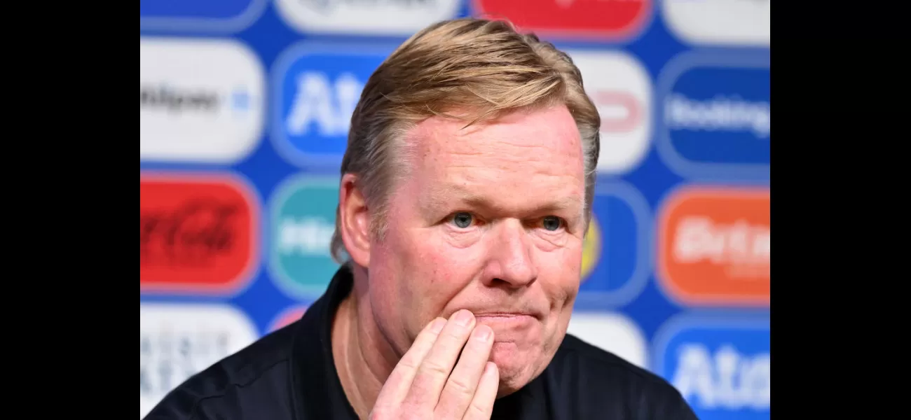 Dutch soccer coach Koeman complains about the state of football after England ends Netherlands' hopes for Euro 2024.