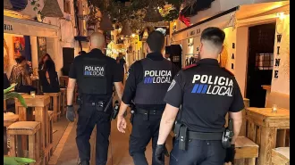 Two British citizens were taken into custody in Ibiza after a tourist was robbed of a watch worth £105,000.