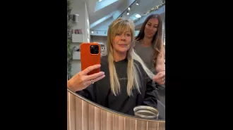 R. Langsford shares hair tip for menopause woes.