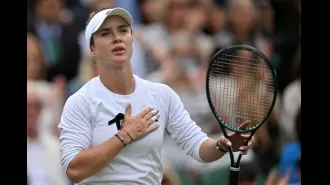 Tennis player Elina Svitolina expresses gratitude towards Queen for watching her match at Wimbledon despite feeling disappointed.