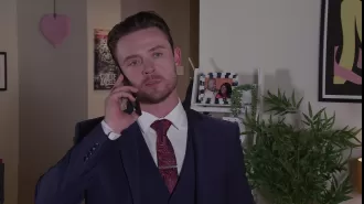 Joel from Coronation Street locates Lauren and then murders her?