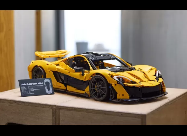 The Lego Technic McLaren P1 is a very advanced version of the real car.
