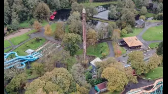 Passengers injured on UK theme park ride after emergency stop causes closure.