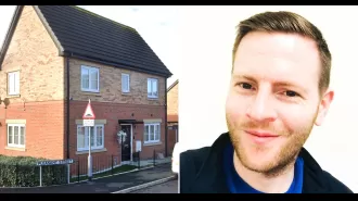 Family forced to leave home due to 'Big Brother' neighbor's spying with camera.