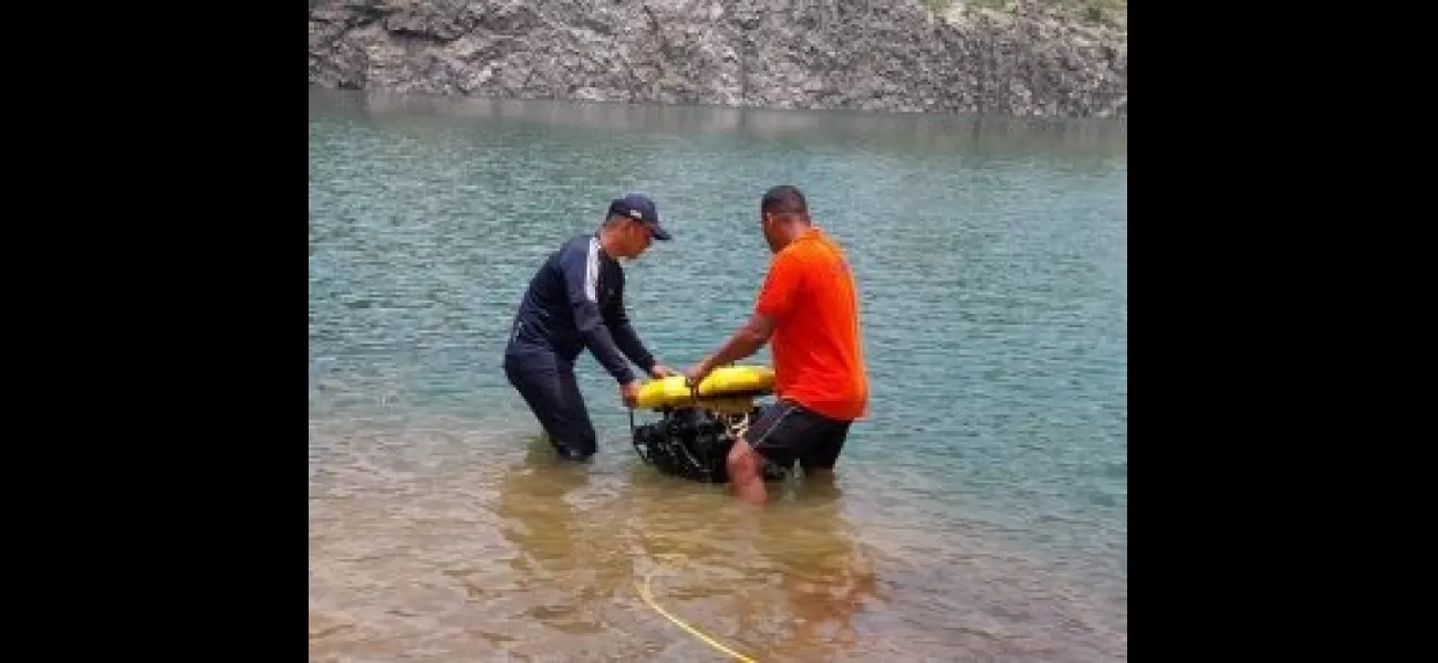 Robot deployed to track down young people at Tapang lake.