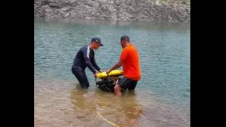Robot deployed to track down young people at Tapang lake.
