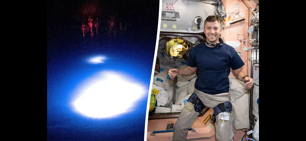 ISS astronaut sees unexplained red lights above Earth