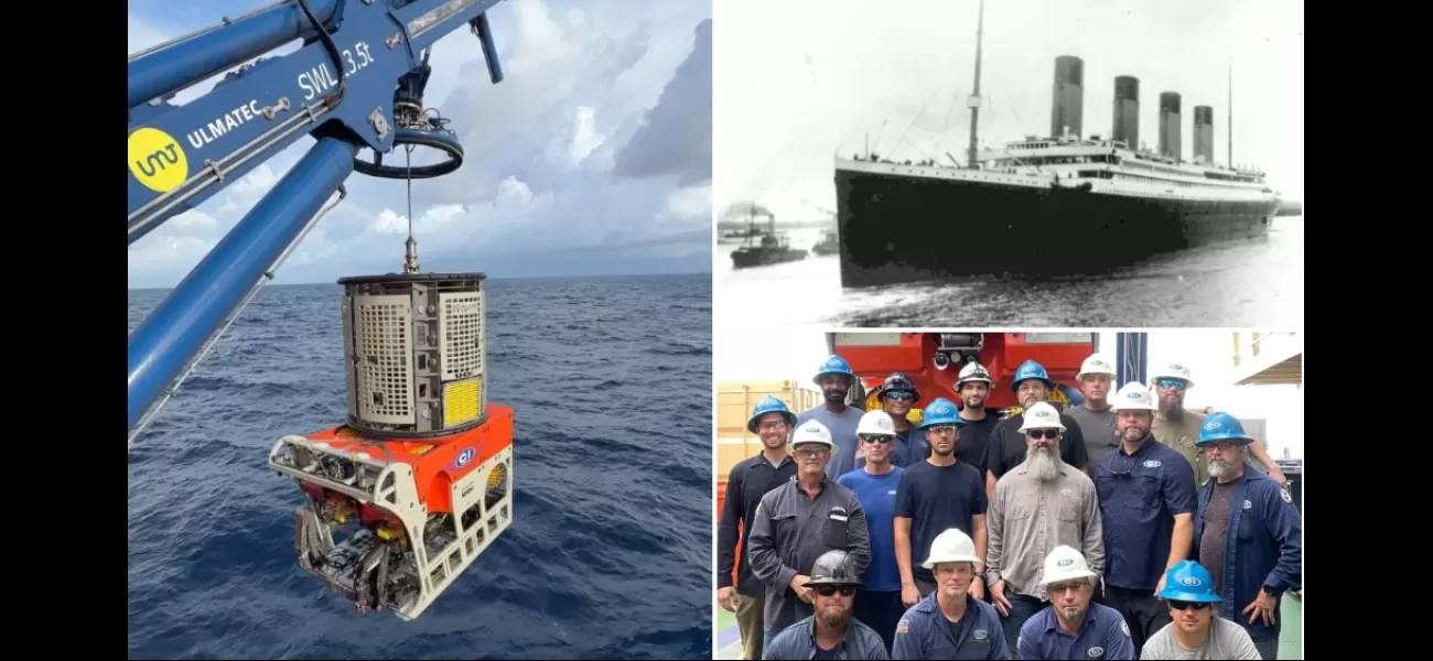 A mission is exploring the Titanic wreck in 3D detail, venturing into the ocean's depths.