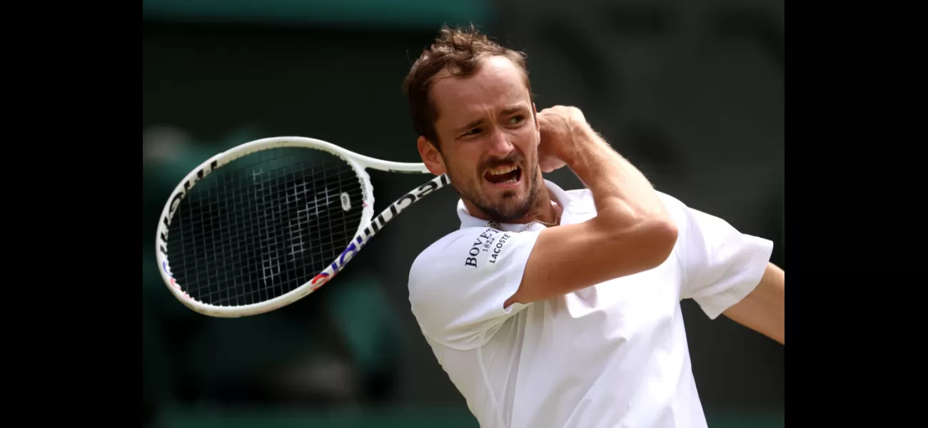 Medvedev avoids being kicked out of Wimbledon for swearing at umpire.
