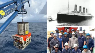 A mission is exploring the Titanic wreck in 3D detail, venturing into the ocean's depths.