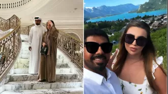 Husband lavishly spends £440,000 on wife's birthday and gives her £77,000 monthly allowance as a wealthy housewife.
