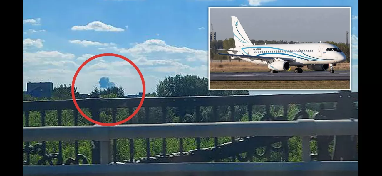 A Russian superjet crashes in Moscow soon after undergoing repairs.