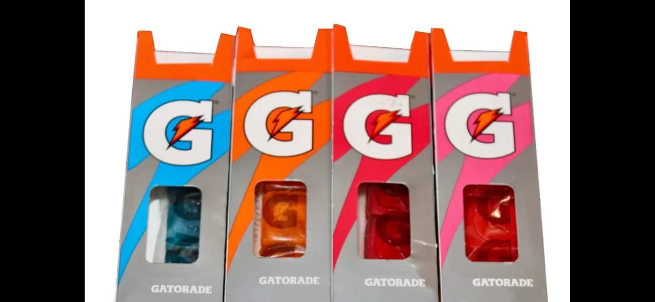 An athlete taking legal action against Gatorade for being banned from the Olympics due to doping allegations.
